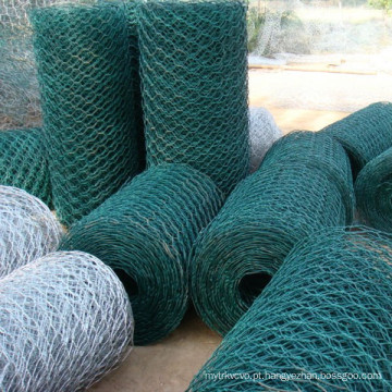 PVC revestido Hexagonal Wire Mesh